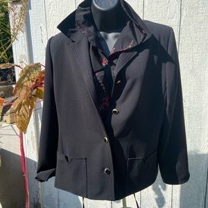 Vintage Henry Lee black blazer. Size Large